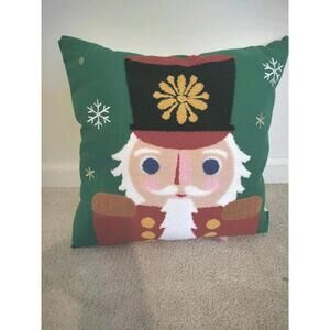 Holiday Living Christmas 18-in x 18-in Multi Square Indoor Decorative Pillow